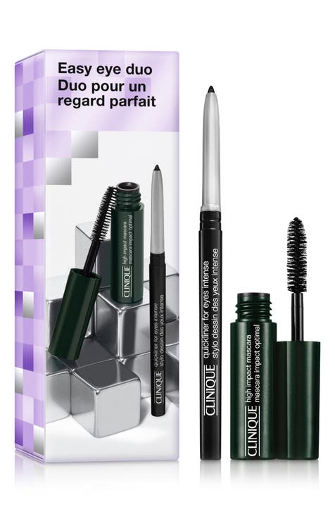 Easy Eye Makeup Mascara + Eyeliner Holiday Duo Gift Set $26 Value