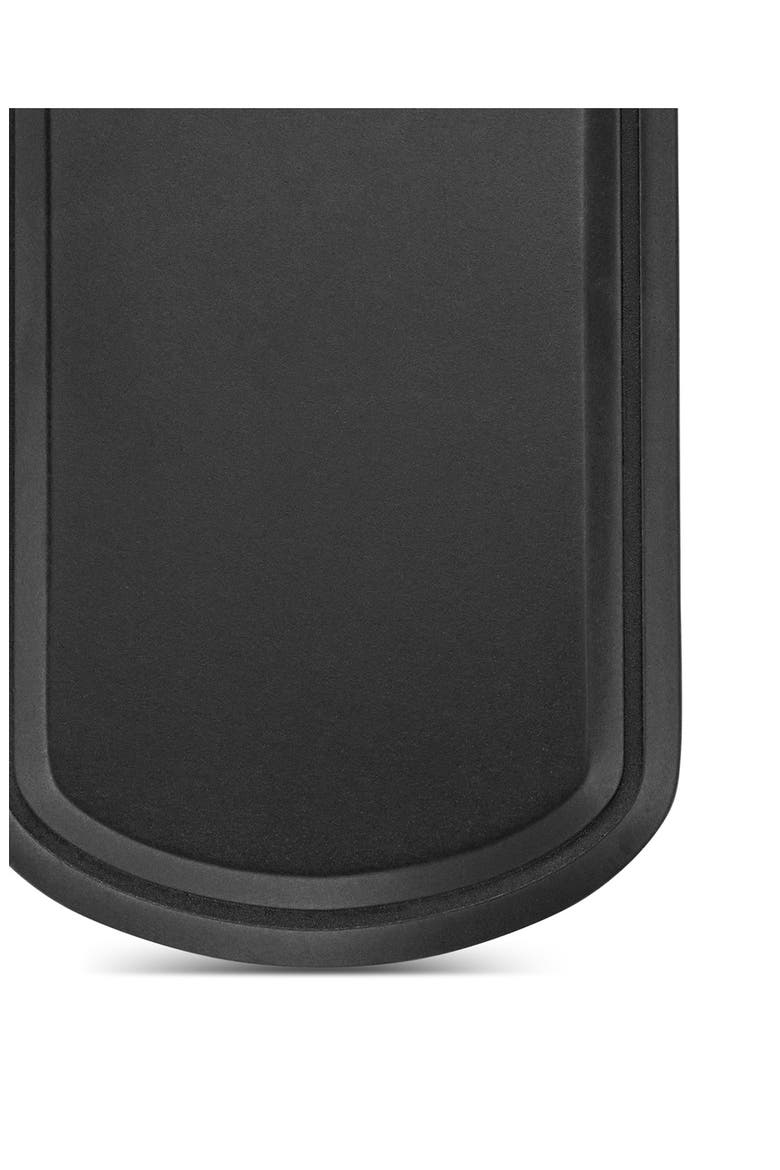 Men's Sculpted Cable Dog Tag Pendant, Alternate, color, BLACK TITANIUM
