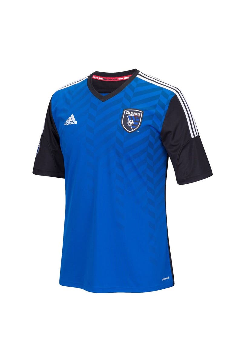 adidas Men's adidas Royal San Jose Earthquakes Replica Jersey, Main, color, 