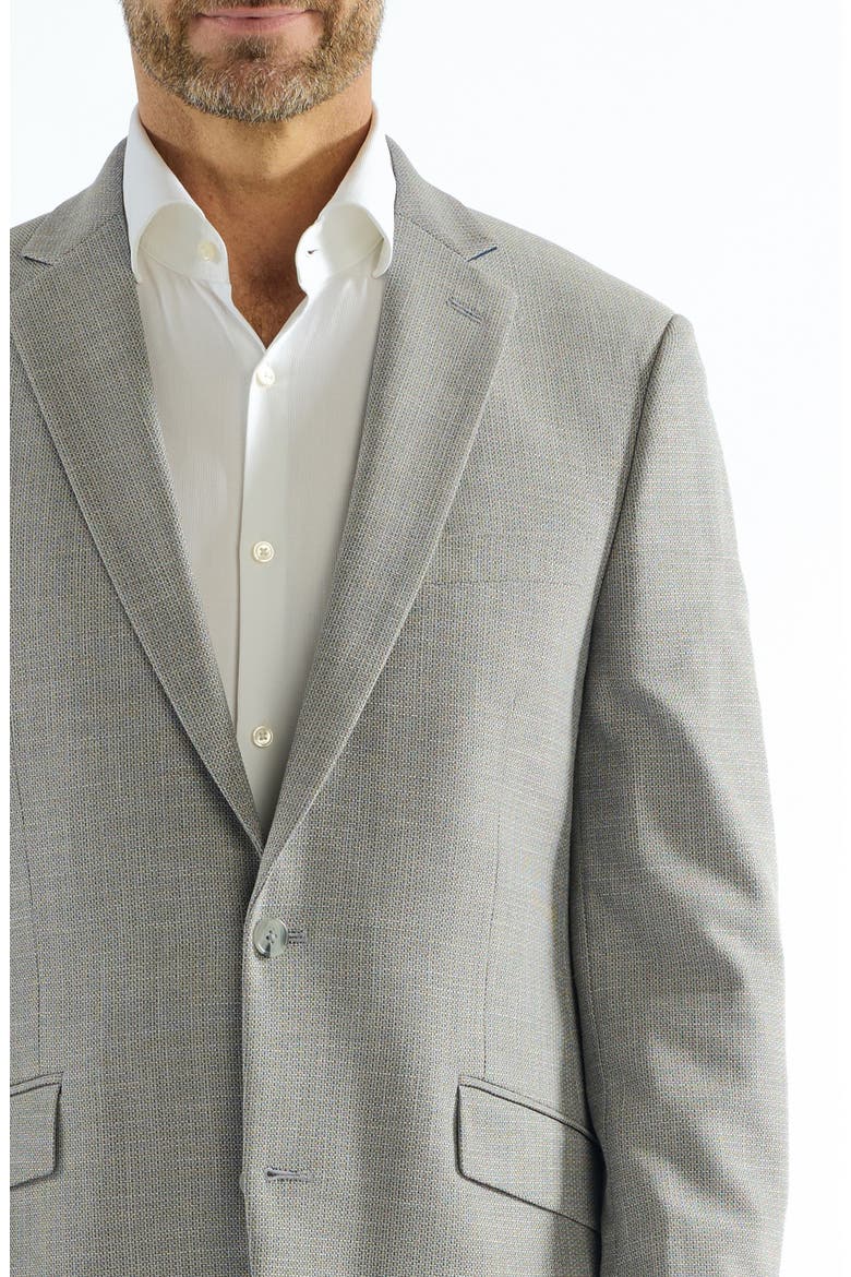 Mayfair Lino Weave Sport Coat, Alternate, color, GREY