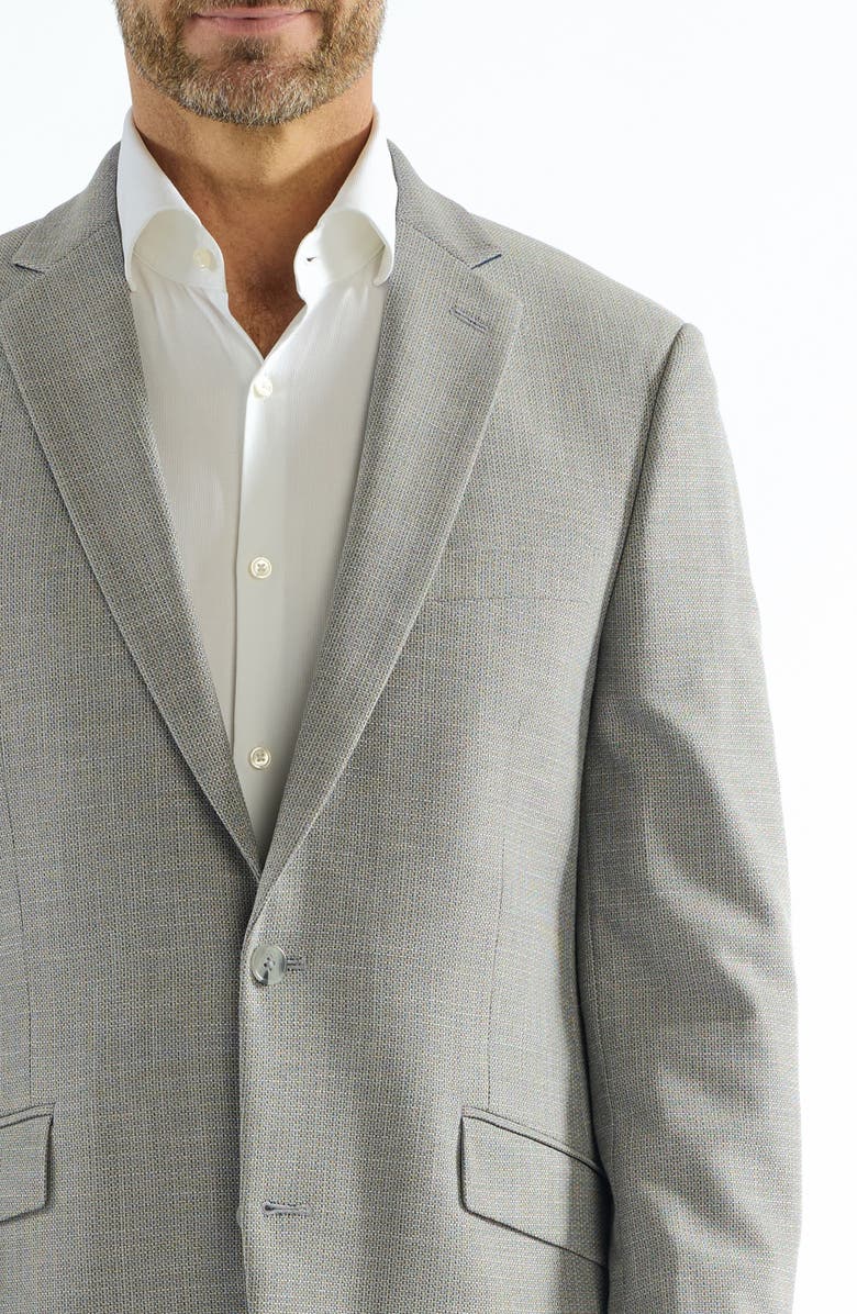SAVILE ROW CO Mayfair Lino Weave Sport Coat, Alternate, color, Grey
