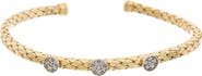 MESHMERISE Diamond Station Bangle Bracelet - 0.18ct.
