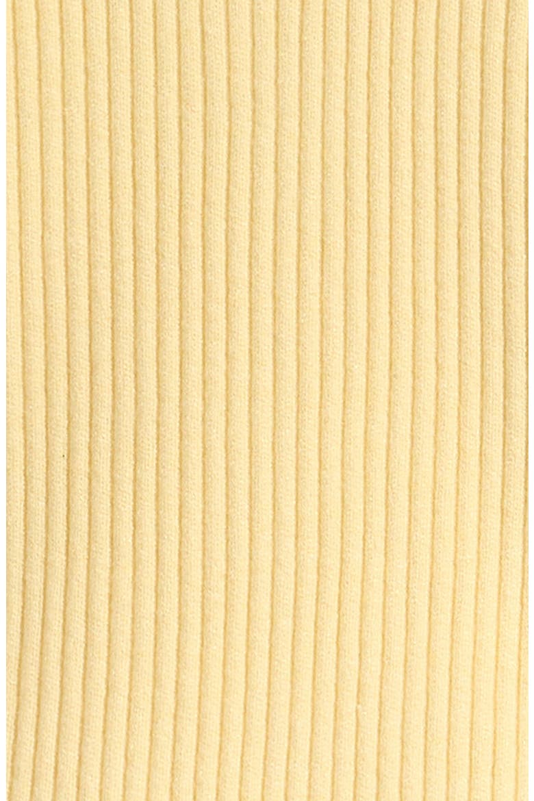 Lemon Ruffle Rib Sweater & Leggings Set, Alternate, color, YELLOW