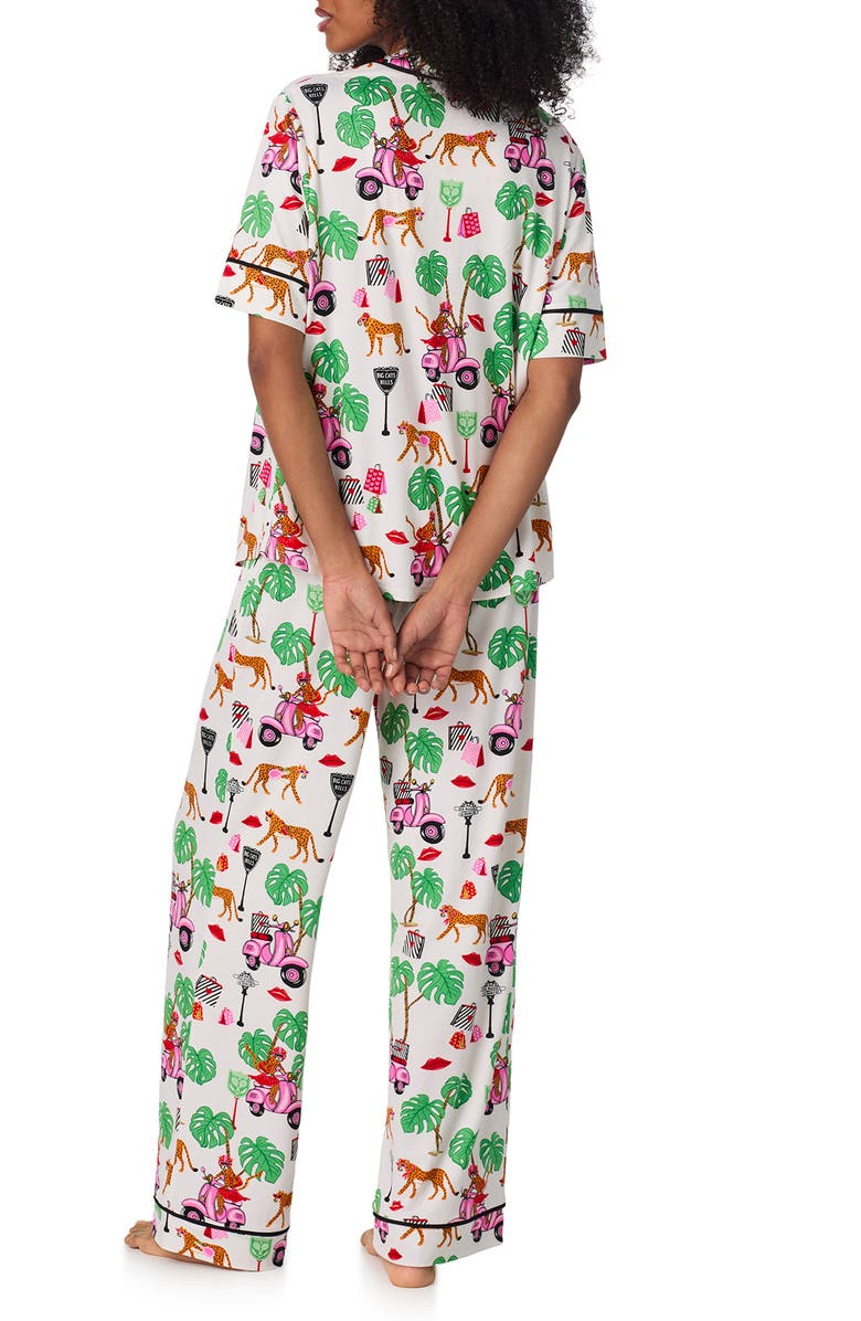 Room Service Pjs Printed Pajamas, Alternate, color, White/ Print