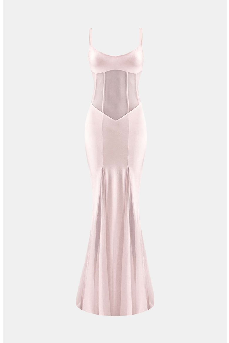SERENITY Maxi Dress, Alternate, color, Blush