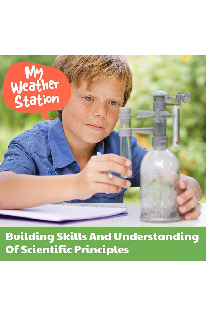 4M Green Science Weather Station, DIY Mini Observatory Kit, Kids 5+, Alternate, color, Multicolored