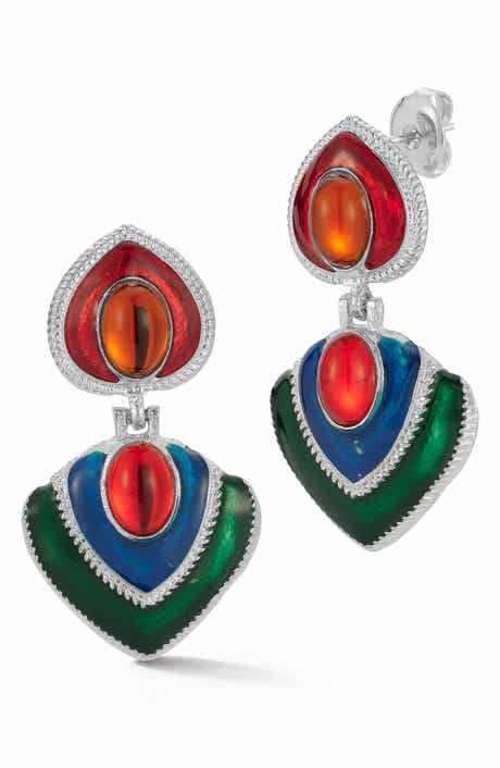 SPHERA MILANO Statement Drop Earrings