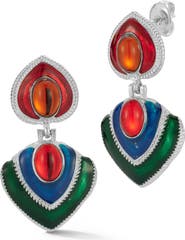 SPHERA MILANO Statement Drop Earrings