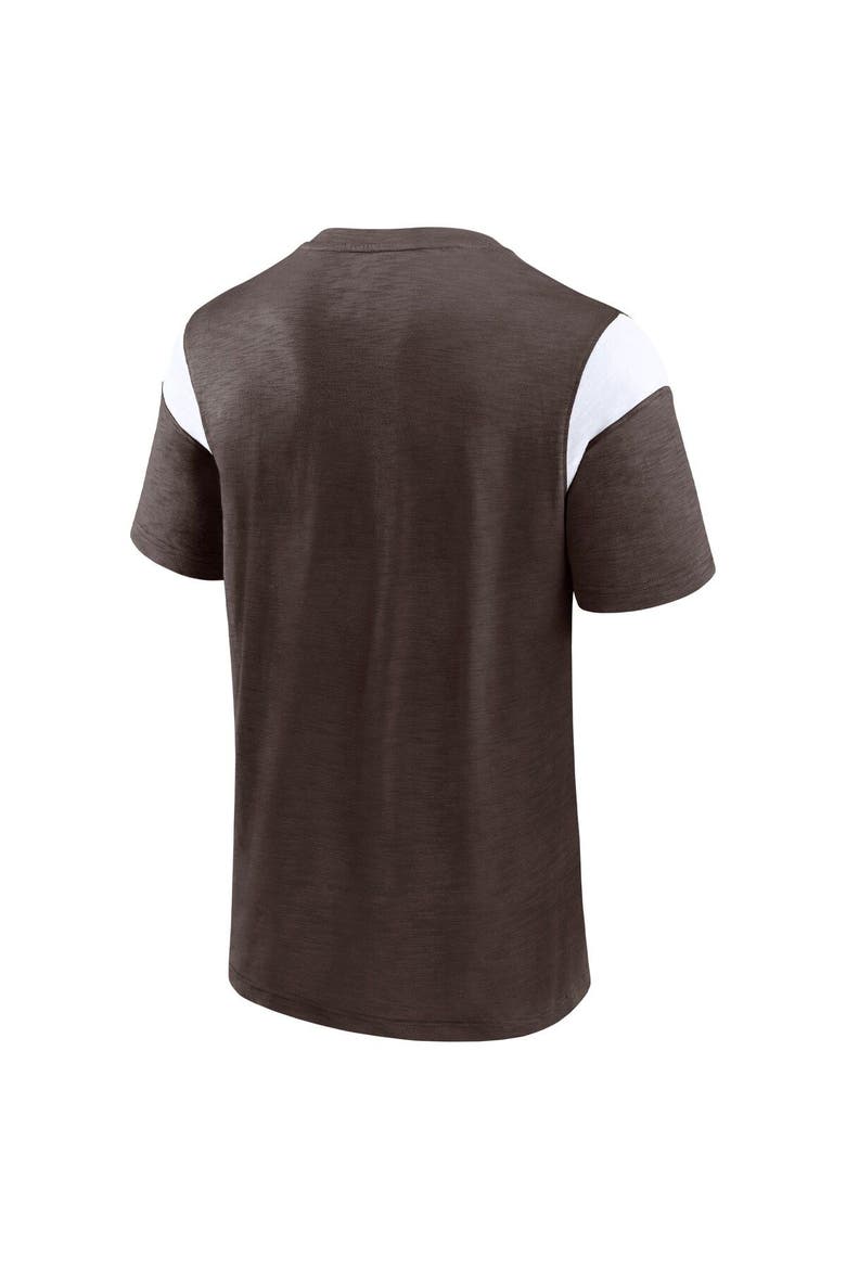 Men's Fanatics Branded Brown Cleveland Browns Home Stretch Team T-Shirt, Alternate, color, Brown