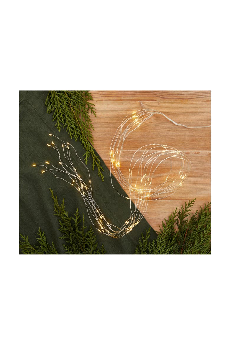 Fairy Cluster LED String Lights - Indoor White Decor, Alternate, color, White