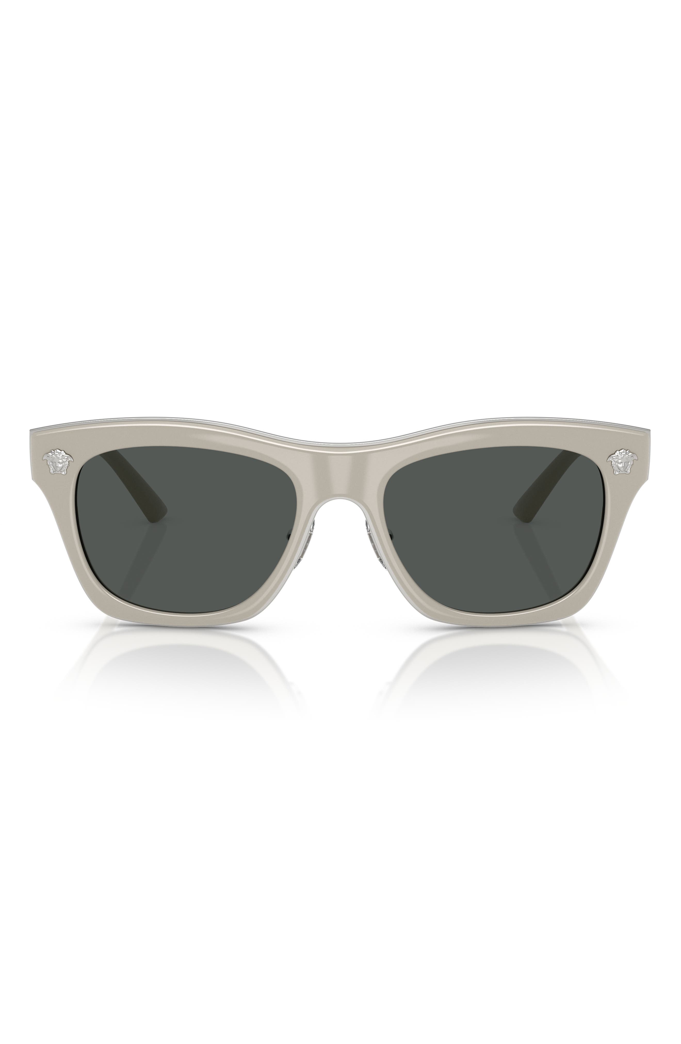 Versace 53mm Rectangular Sunglasses