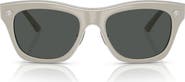 Versace 53mm Rectangular Sunglasses
