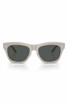 Versace 53mm Rectangular Sunglasses