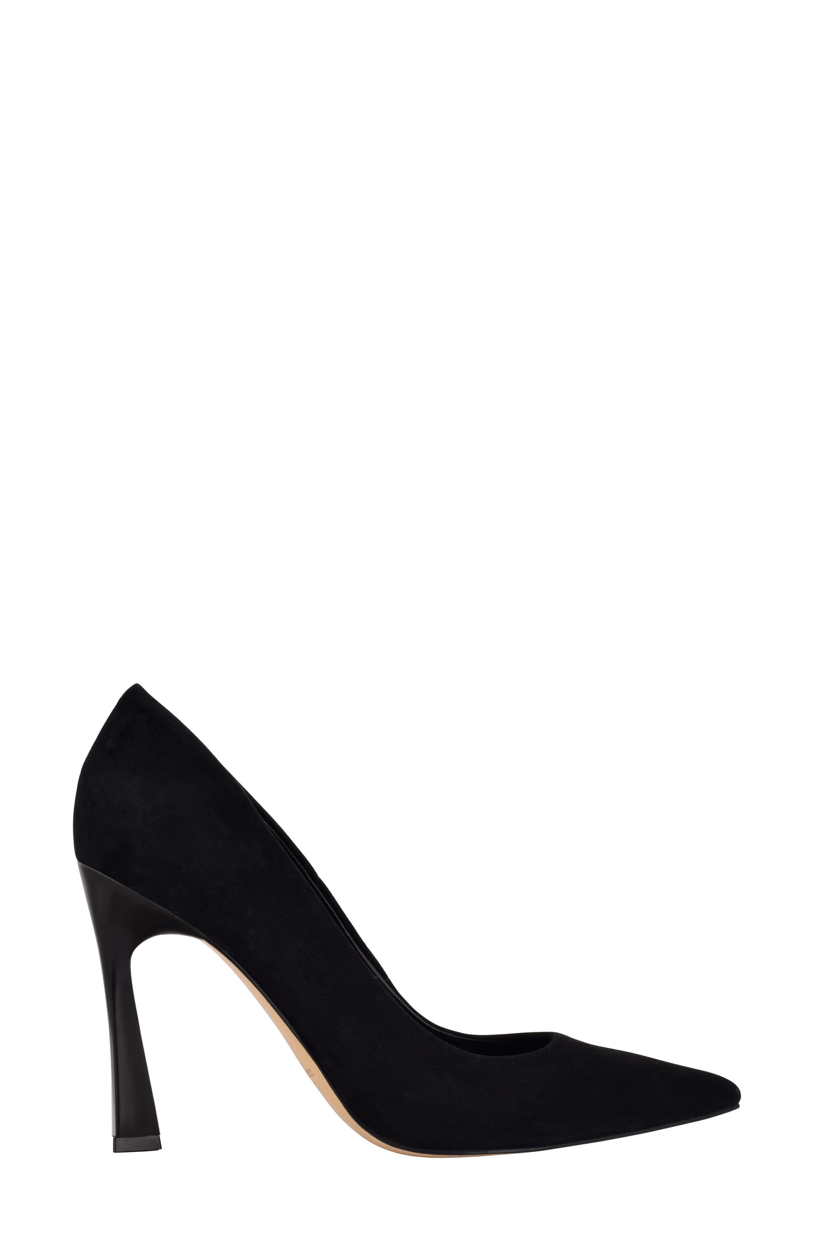 Sassie Pointed Toe Pump, Alternate, color, BLACK