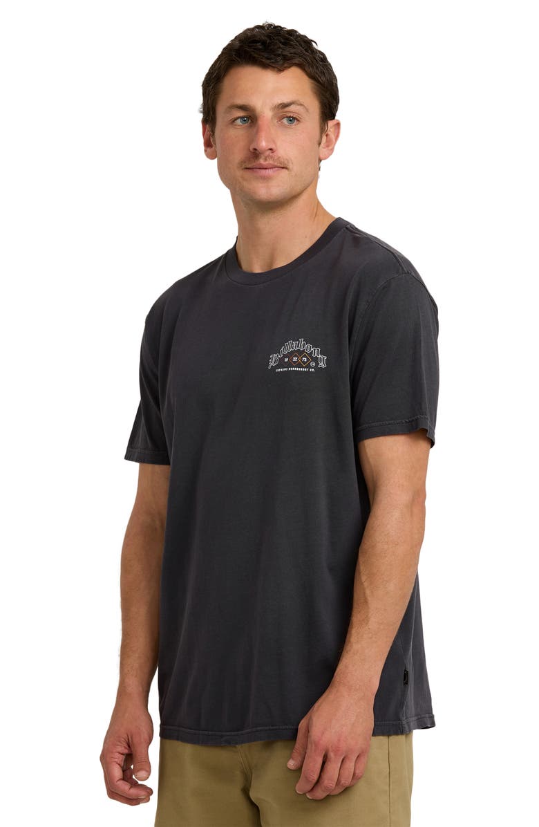 Billabong South Runner Premium Short Sleeve Graphic T-Shirt, Alternate, color, Washed Black