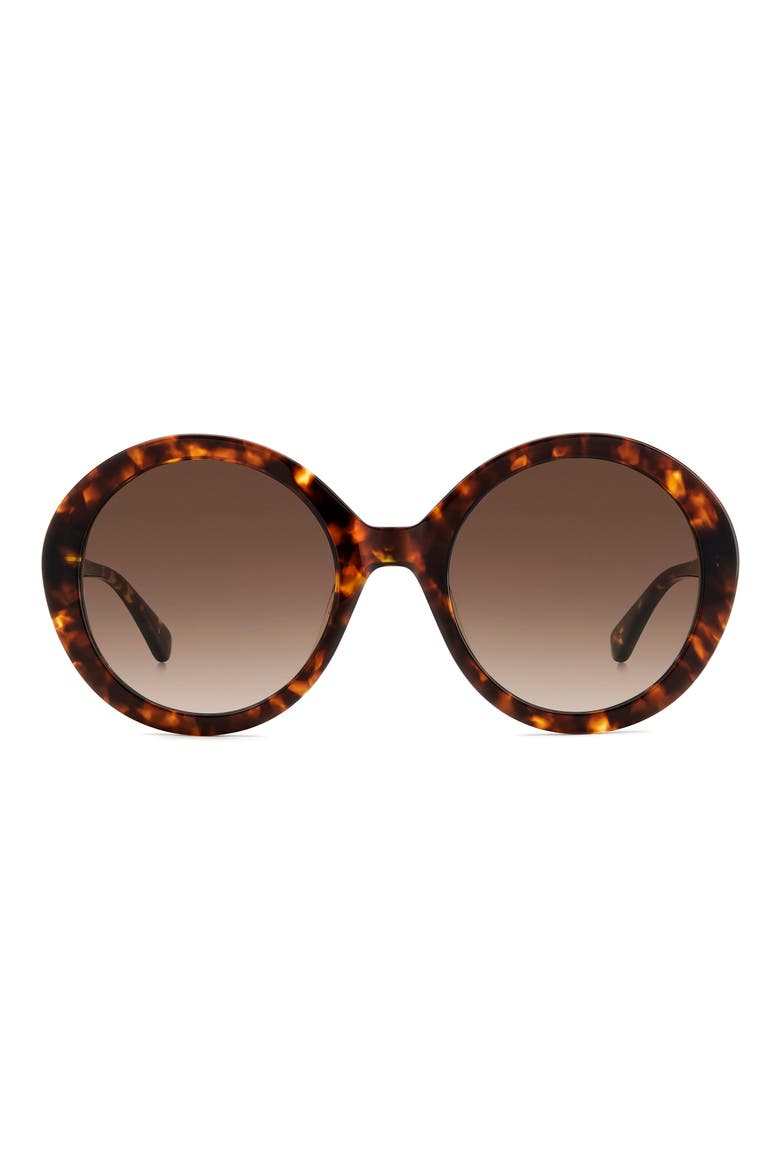 zya 55mm round sunglasses, Main, color, 0086-HA