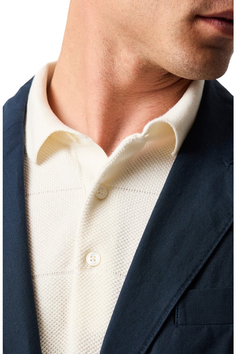 Gunn Stretch Cotton Suit Jacket, Alternate, color, NAVY