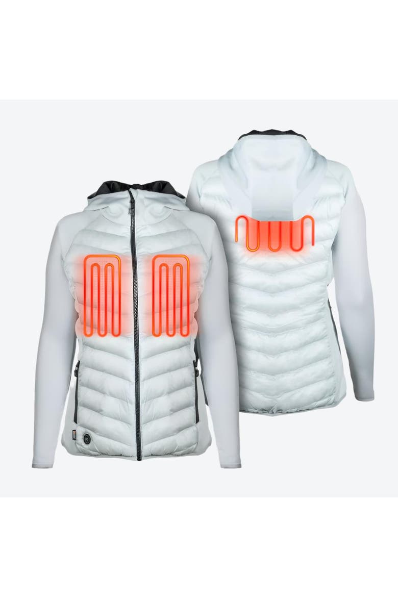 Ventani Hybrid Packable Heated Jacket, Alternate, color, Crystal Blue