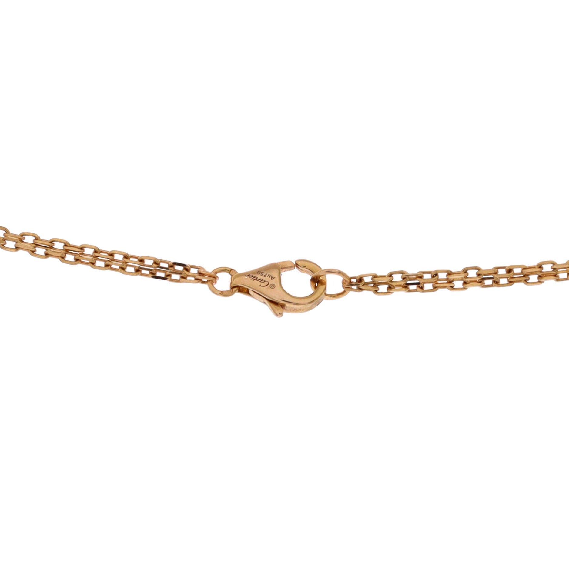 2 Diamonds Love Pendant Necklace 18K Rose Gold and Diamonds, Alternate, color, Metallic Gold
