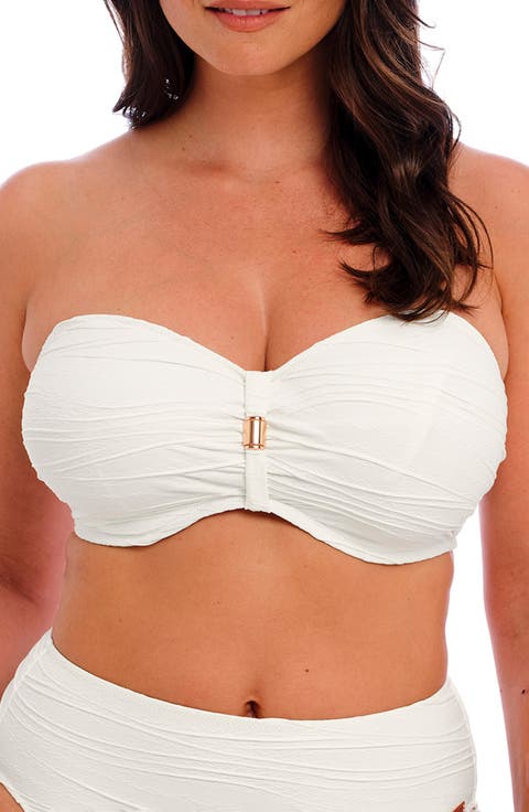 Beach Waves Underwire Bandeau Bikini Top