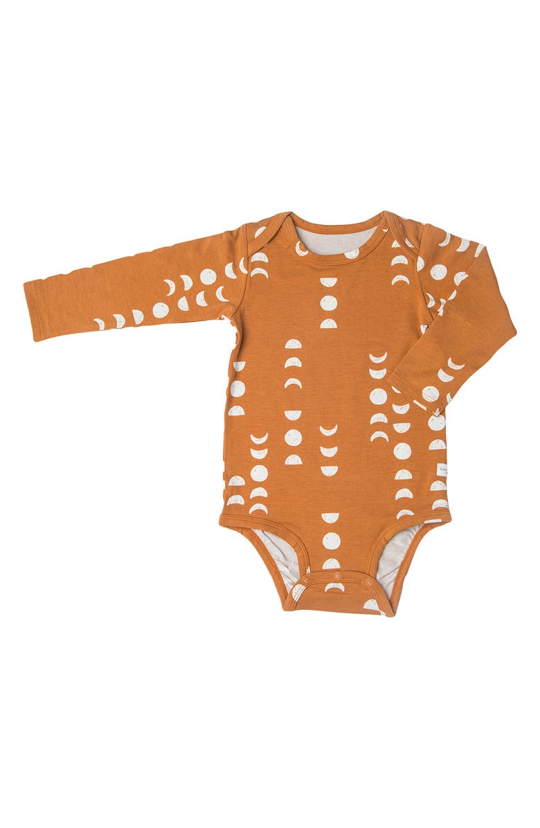 Loulou Lollipop Moon Long Sleeve Bodysuit, Main, color, 