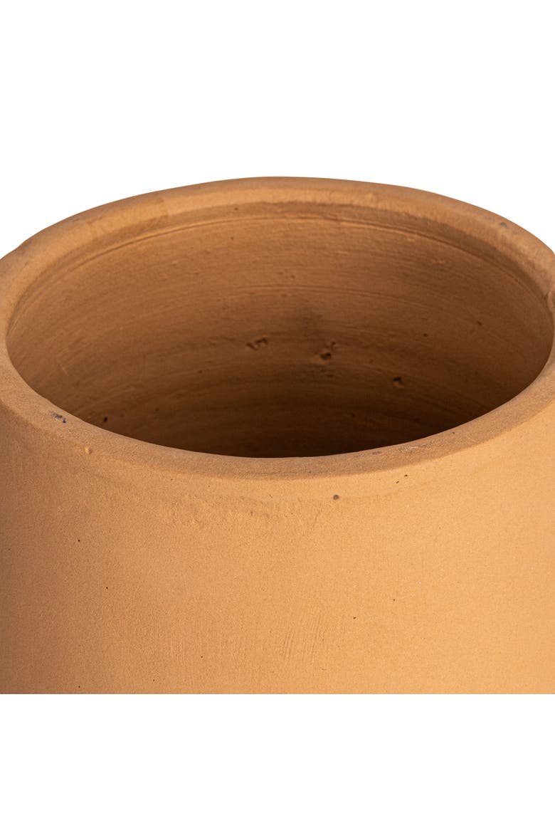 Boho Terracotta Crock, Distressed Finish, Alternate, color, Orange