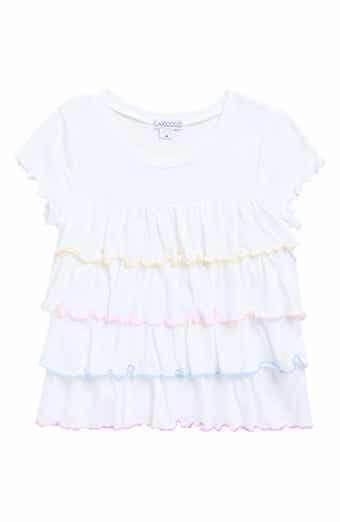 Flapdoodles Kids' Tiered Ruffle Top