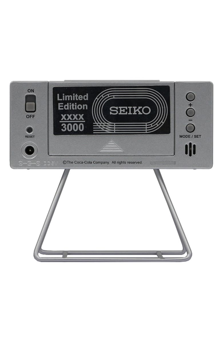 Seiko Olympia Mini Marathon Alarm Clock, Alternate, color,