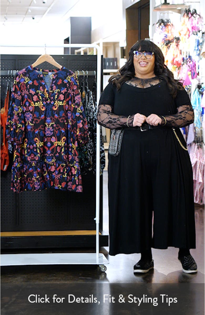 Palmero Midnight Velma Ruffle Trapeze Dress, sales video thumbnail