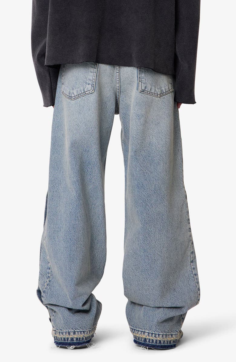mnml Offset Button Baggy Jeans, Alternate, color,