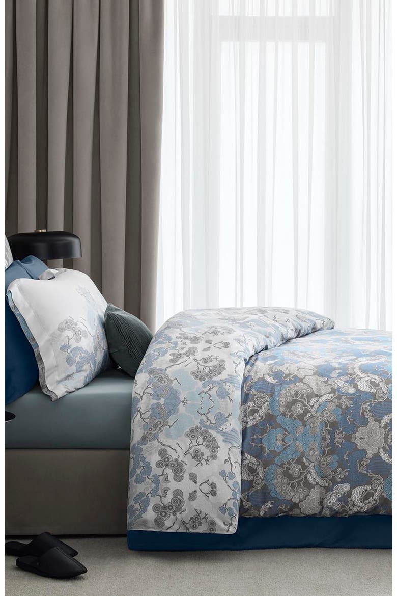 Eriko Duvet Cover, Alternate, color, Blue