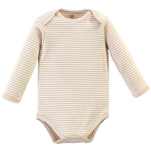 Touched By Nature 5pk Long Sleeve Organic Bodysuits In Multi