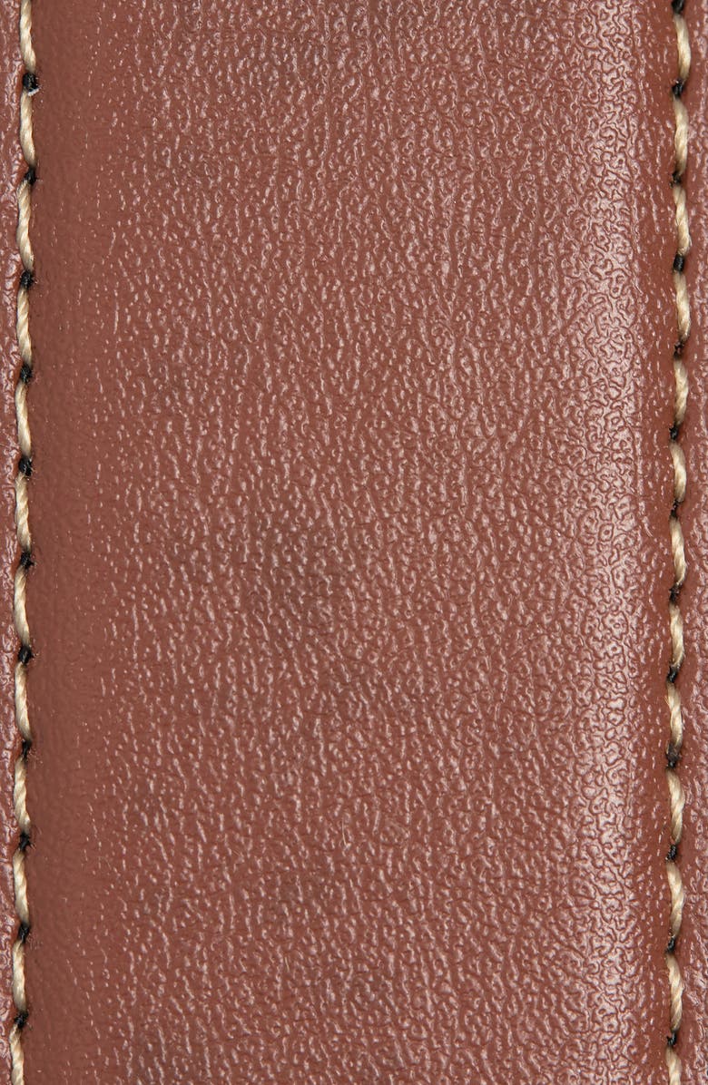 Steve Madden Square Buckle Leather Belt, Alternate, color, 