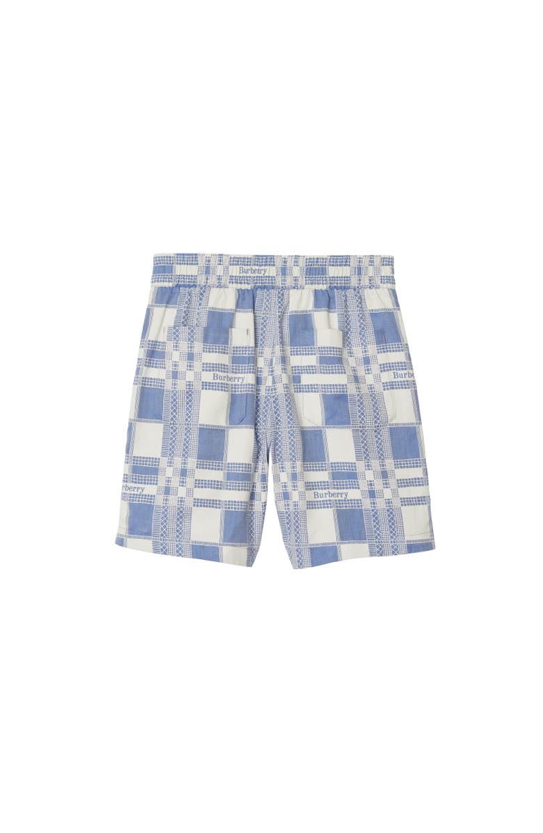 Burberry Check Cotton Shorts, Alternate, color, 
