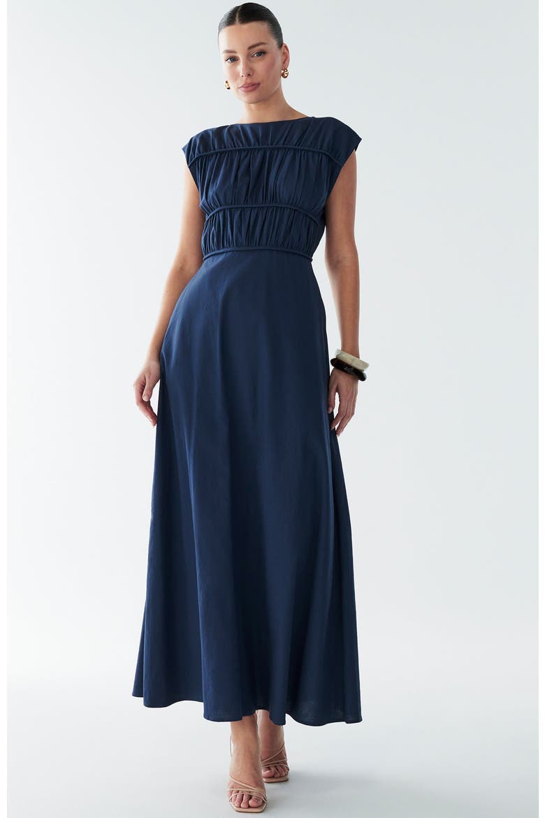 Eden Maxi Dress, Main, color, Navy Blue