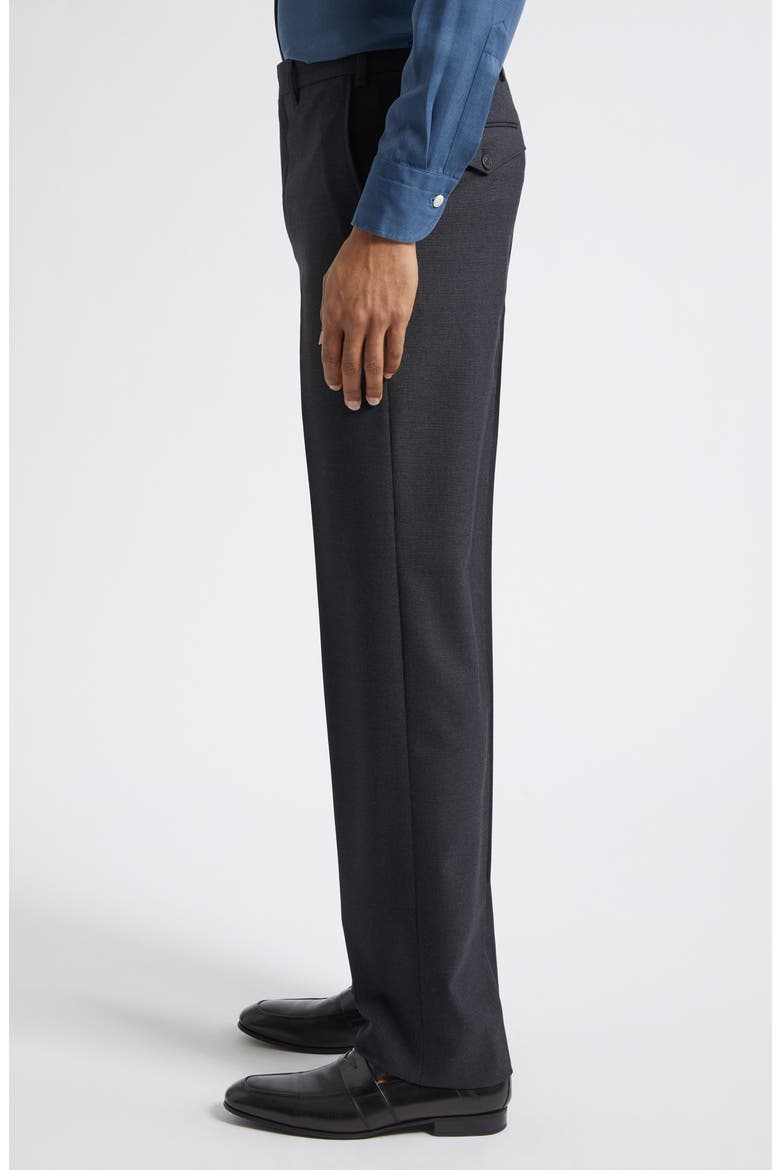 Waverly High Twist Virgin Wool Trousers, Alternate, color, DNU/CHARCOAL