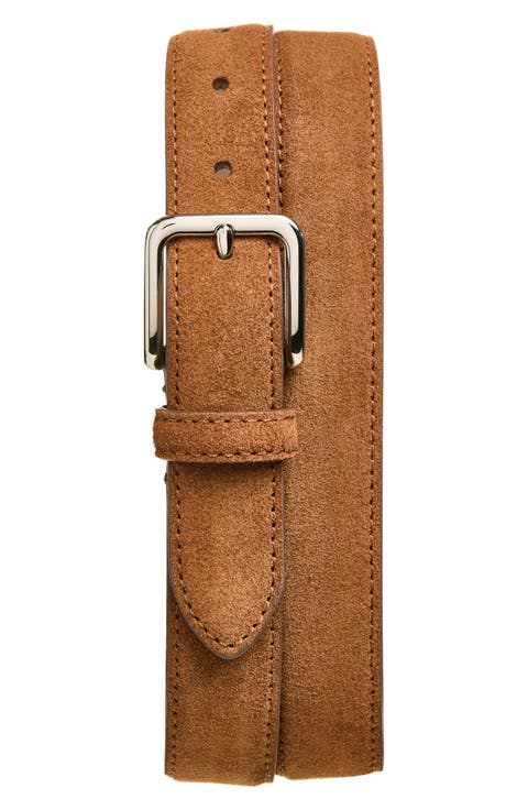 Alex Stitched Suede Belt