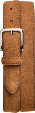 Vince Alex Stitched Suede Belt