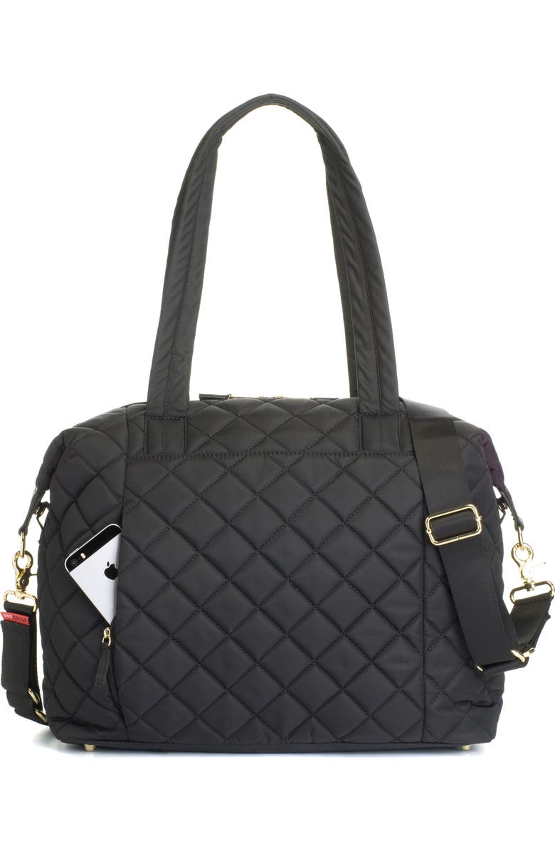 Storksak Stevie Water Resistant Quilted Diaper Bag, Alternate, color,