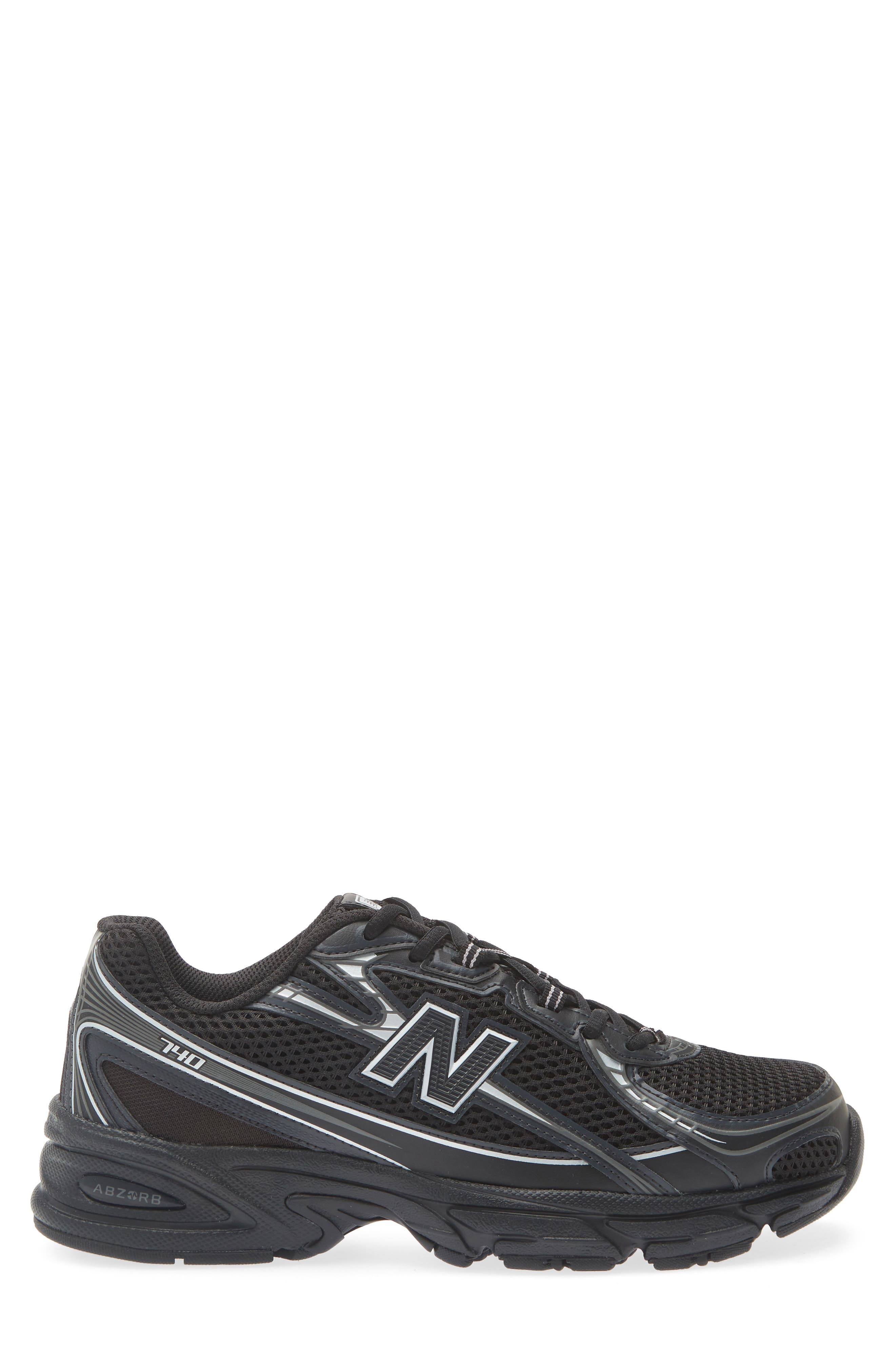 New Balance Gender Inclusive 740 Sneaker, Alternate, color, Black