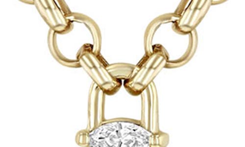 Zoë Chicco 14k Yellow Gold Marquis Diamonds Toggle Lariat Necklace, 16-18 In 14k Yellow Gold