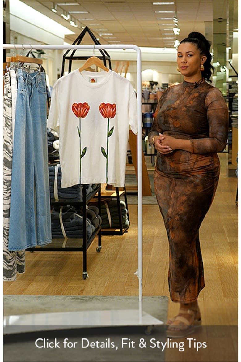 Tropical Rose Organic Cotton T-Shirt video
