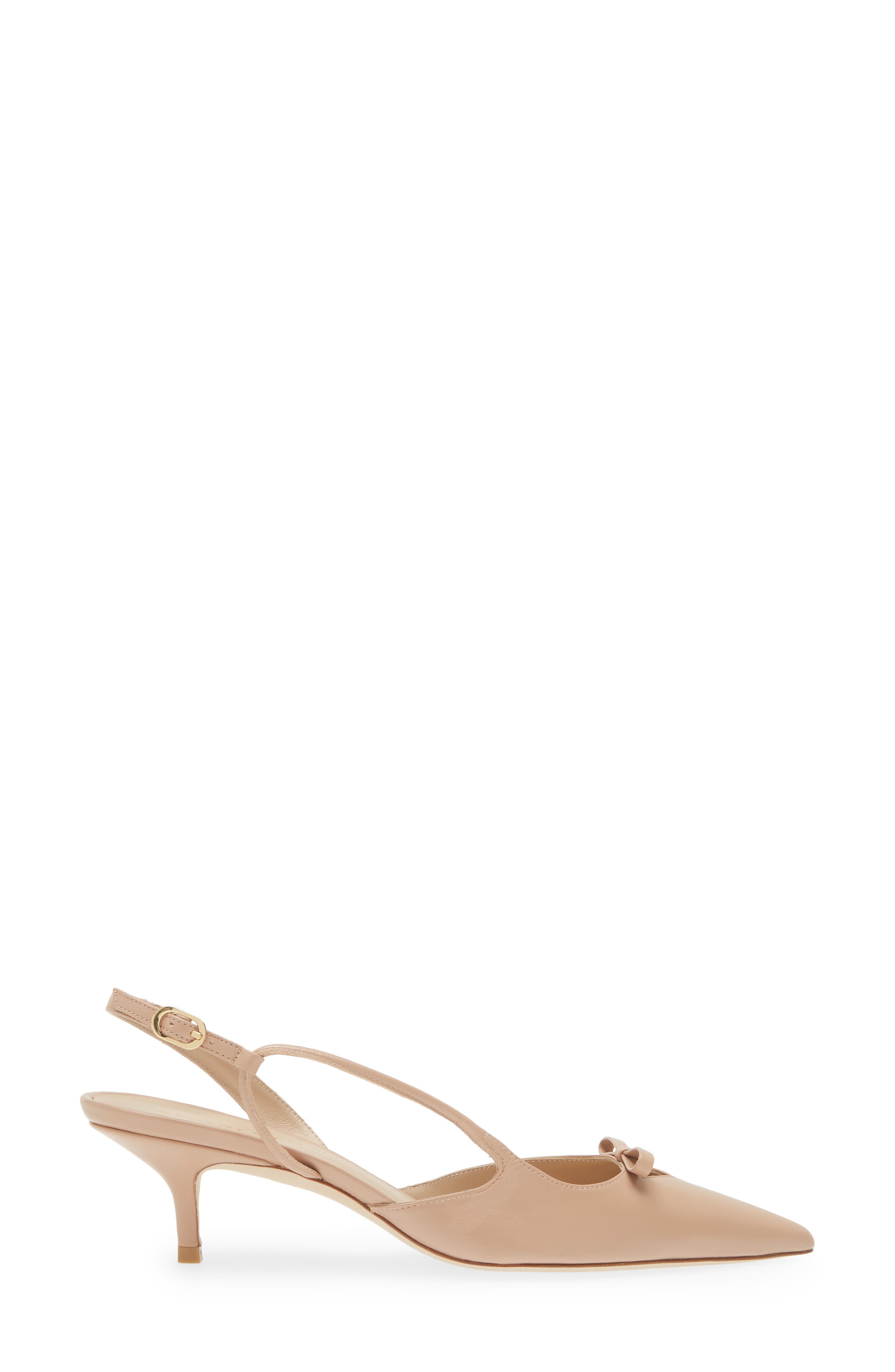 Tully Pointed Toe Slingback Pump, Alternate, color, ADOBE