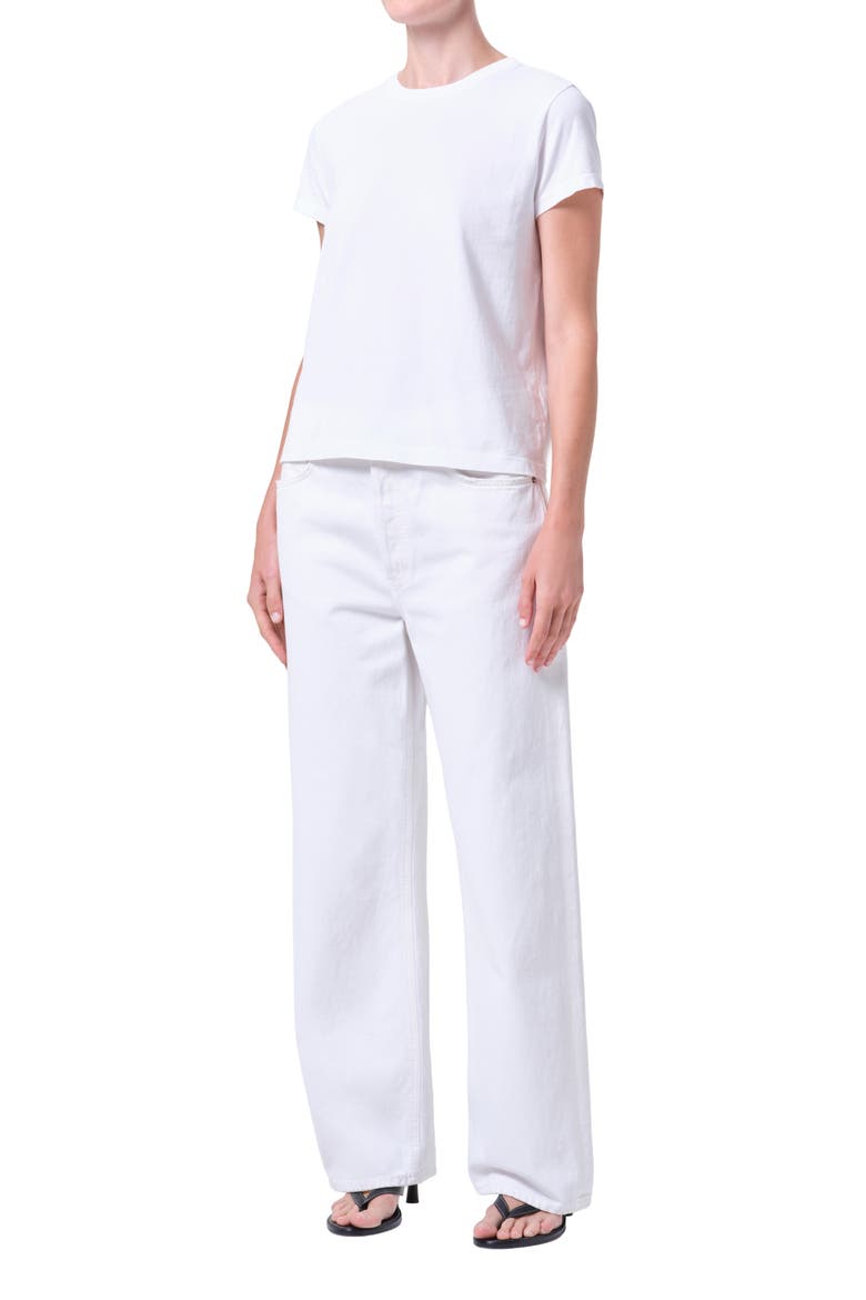 Long Line Adine Tee, Alternate, color, WHITE