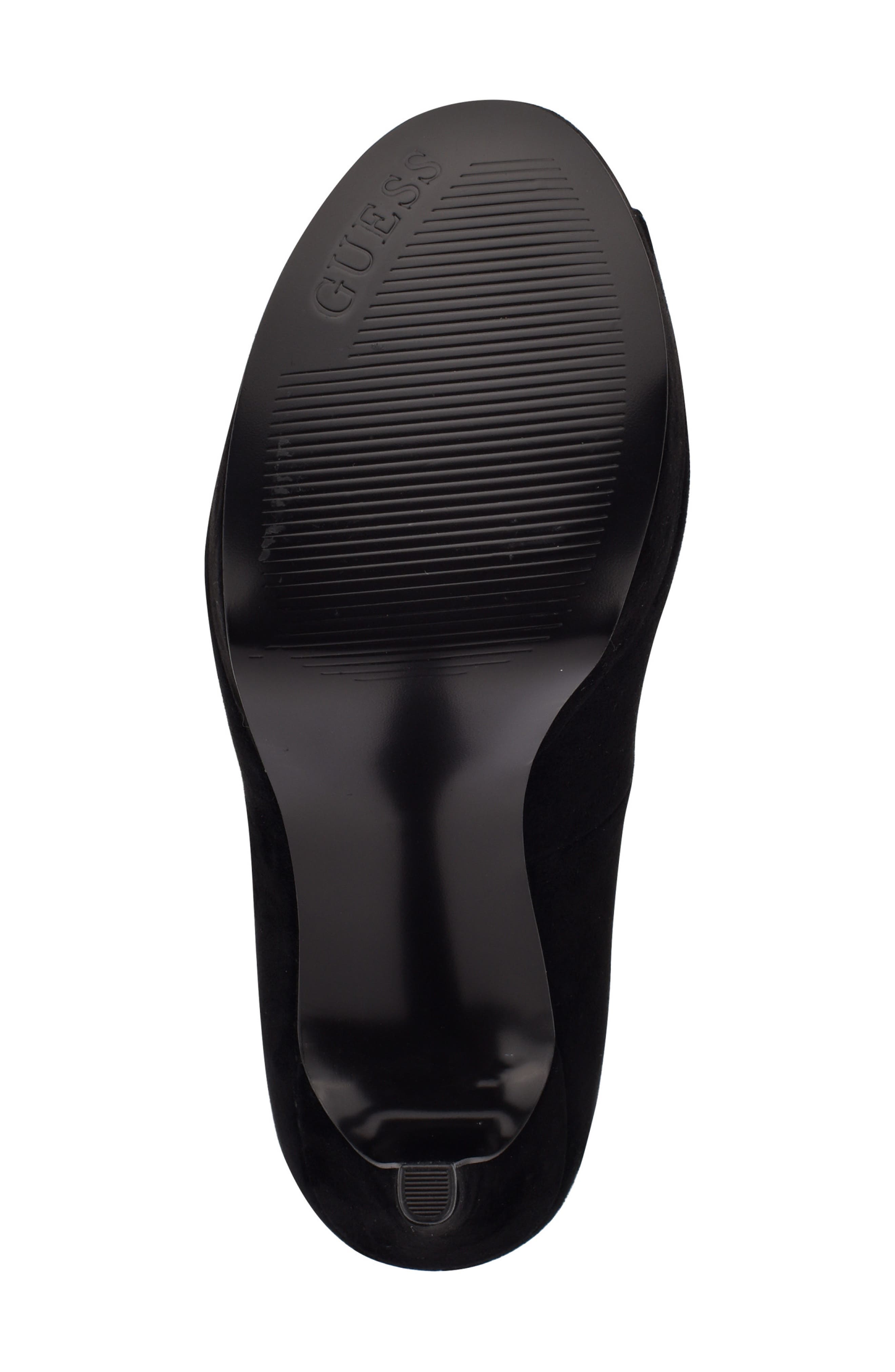 Cacei Peep Toe Platform Pump, Alternate, color, BLACK