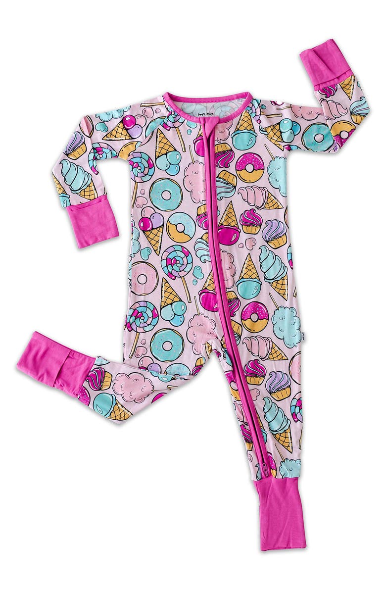 Little Sleepies Sweet Treats Fitted One-Piece Pajamas, Main, color, 