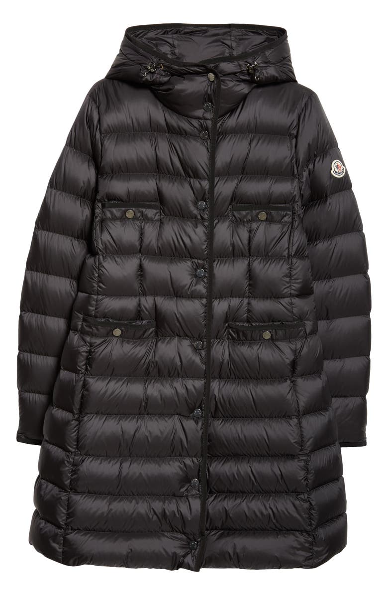 Moncler Hirma Long Down Coat, Alternate, color,