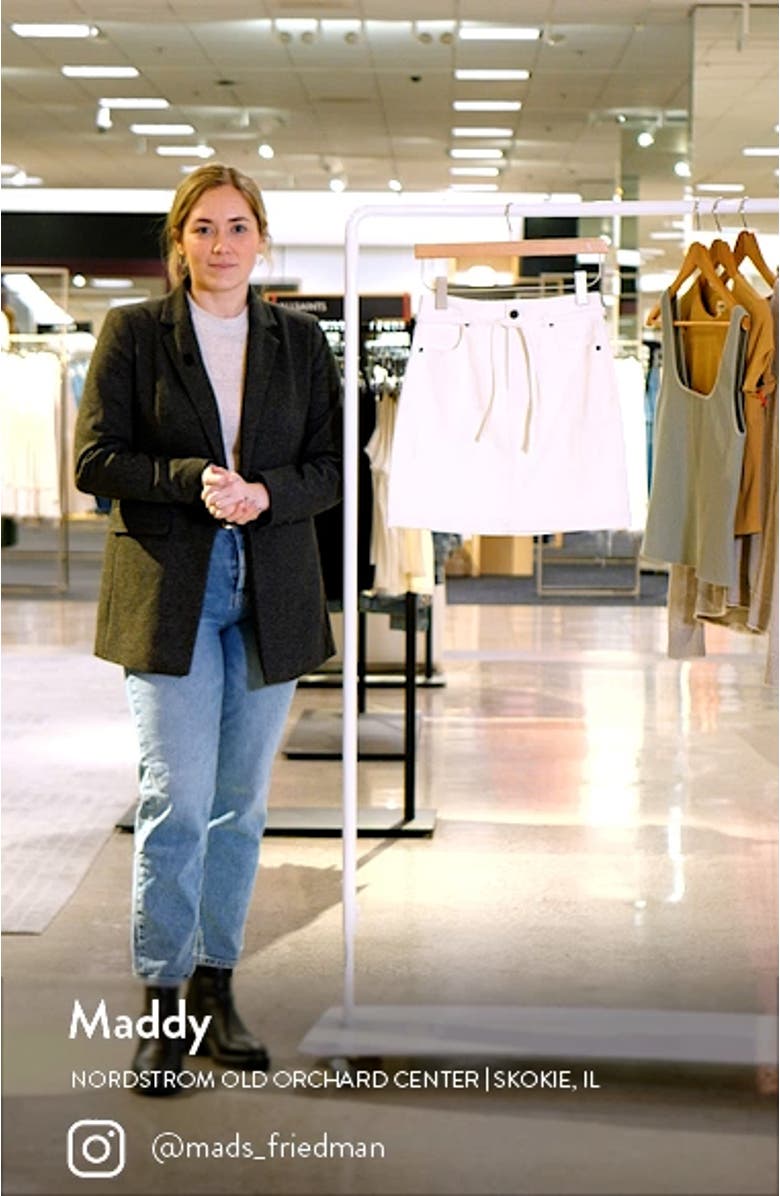 Tie Waist Denim Skirt, sales video thumbnail