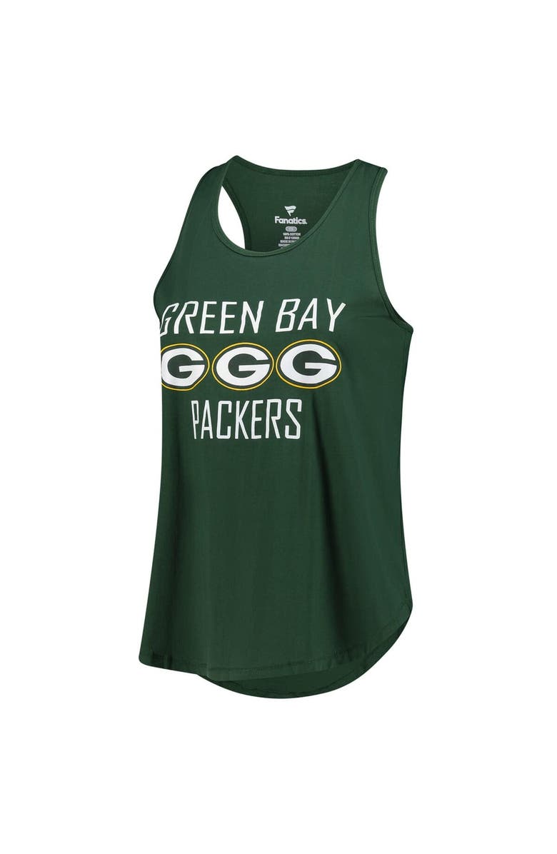 FANATICS Women's Fanatics Jordan Love Green Green Bay Packers Plus Size Name & Number Tank Top, Alternate, color, Green