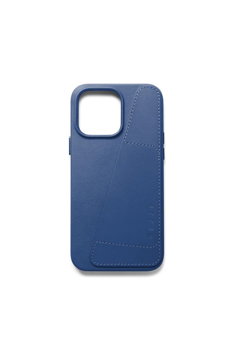 Full Leather MagSafe Wallet Case for iPhone 14 Pro Max, Main, color, Monaco Blue